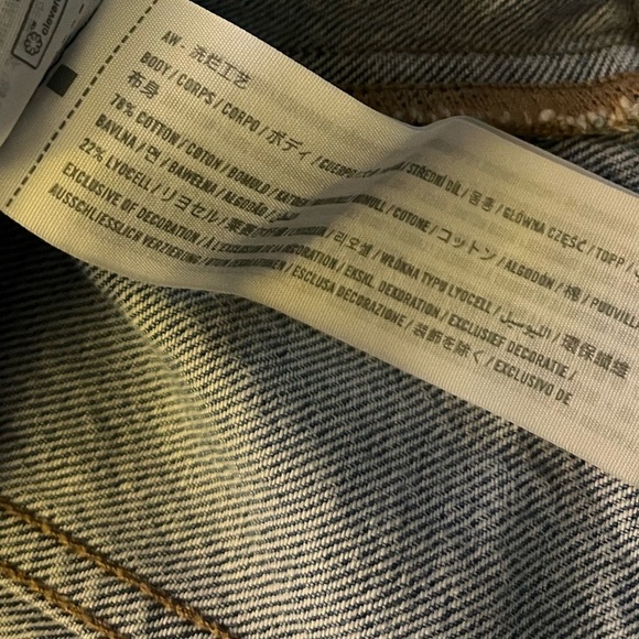 NWT Abercrombie Fitch Tie Front Denim Vest Jean Bows Open Front V Neck XXS Fall - Picture 12 of 15